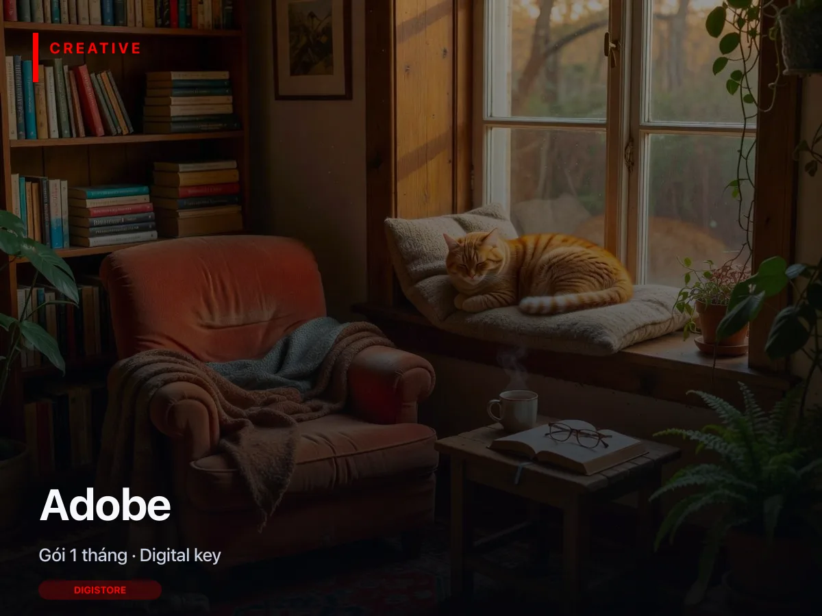 Ảnh bìa Adobe — gói digital key 1 tháng