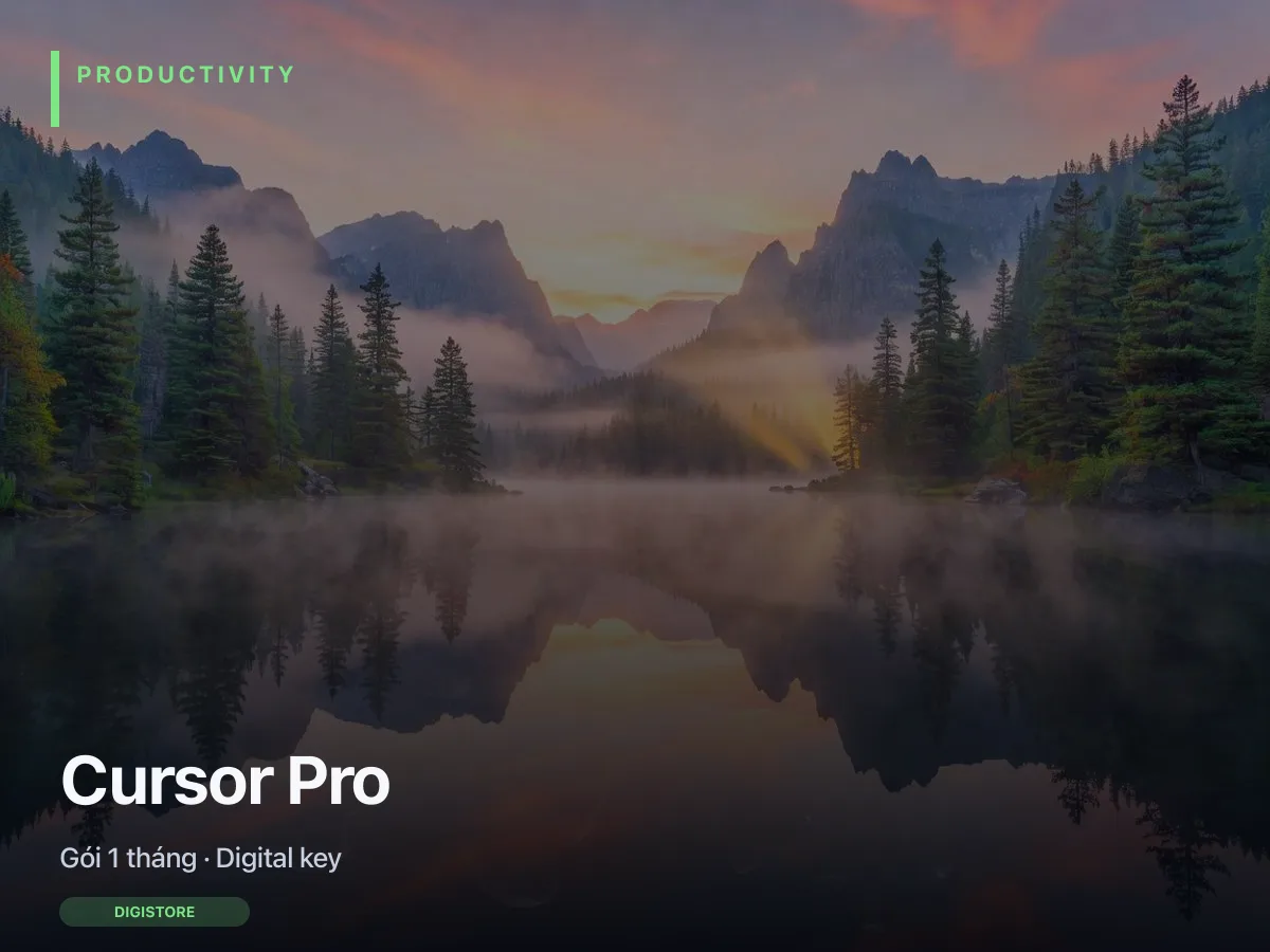 Ảnh bìa Cursor Pro — gói digital key 1 tháng