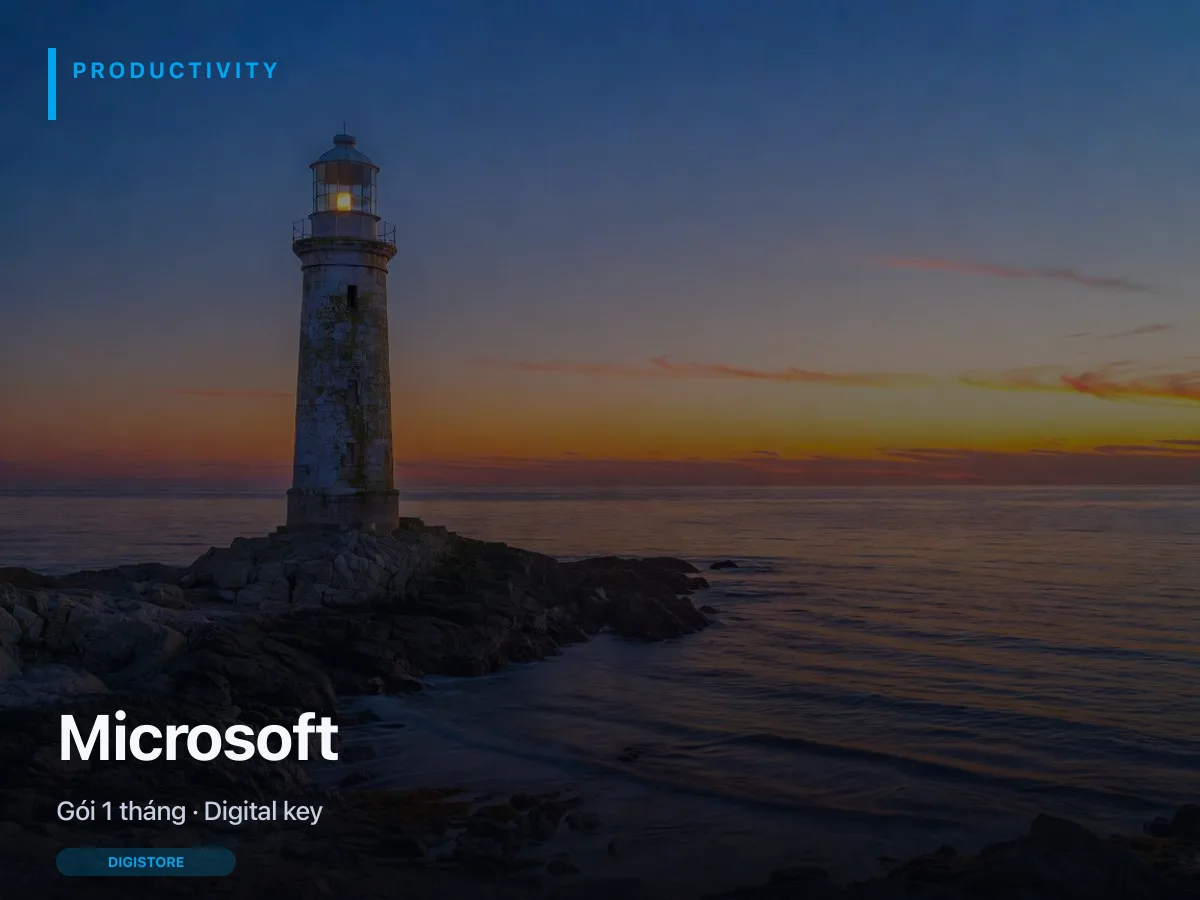 Ảnh bìa Microsoft — gói digital key 1 tháng