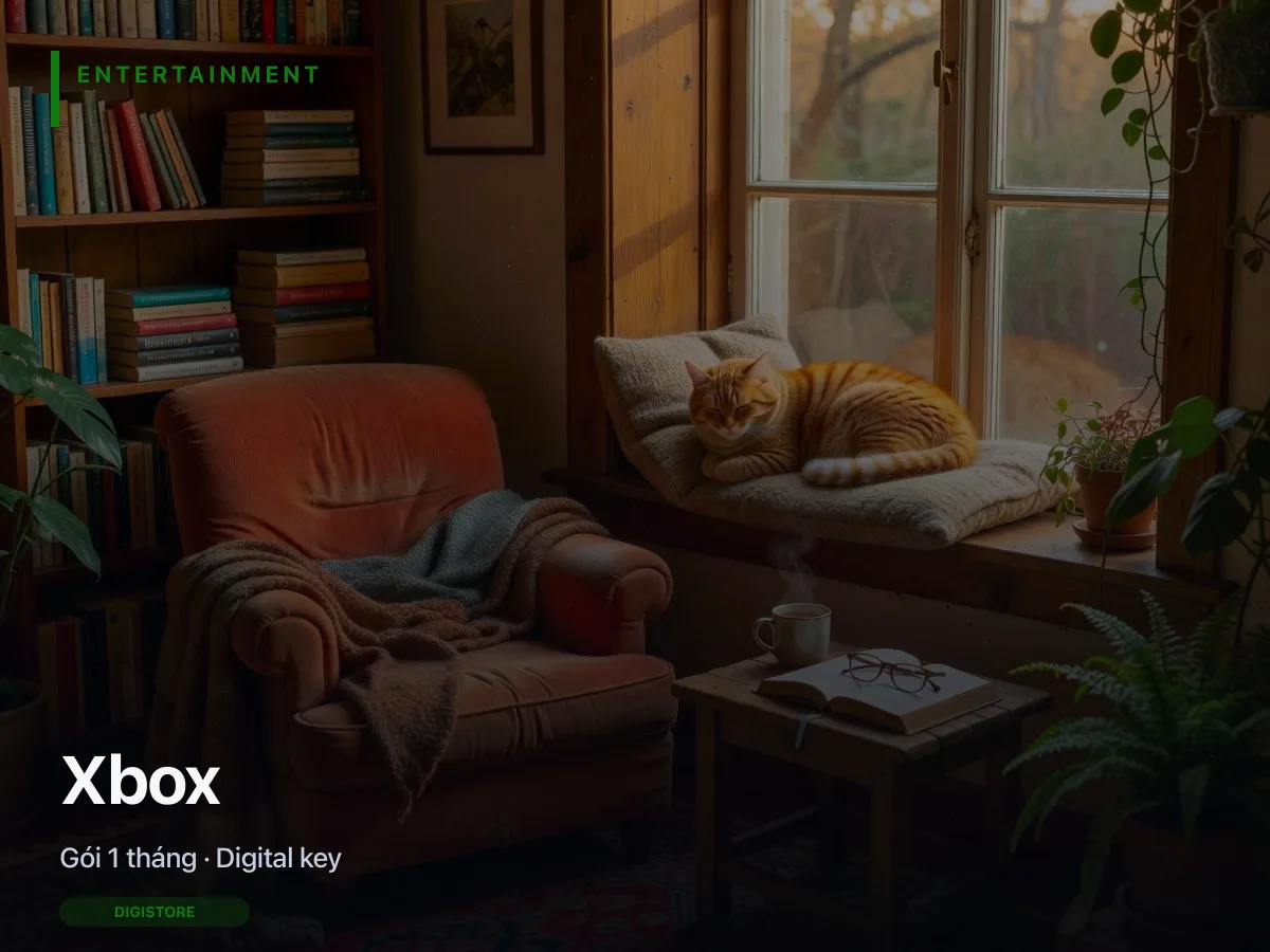 Ảnh bìa Xbox — gói digital key 1 tháng